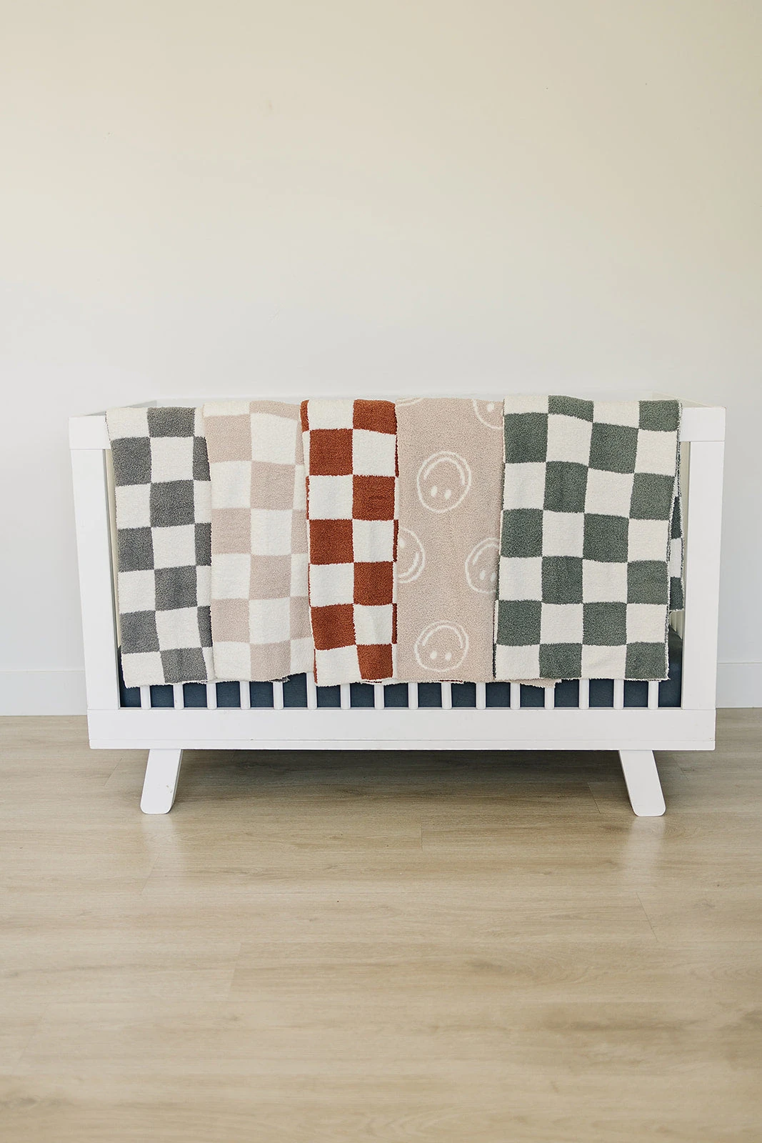 Smiley Taupe Plush Blanket - Image 7