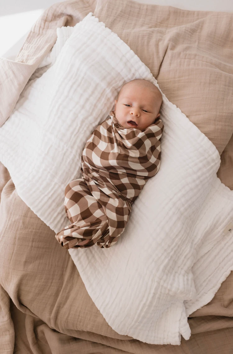 Infant Swaddle |Groovy Gingham 🪩 - Image 3