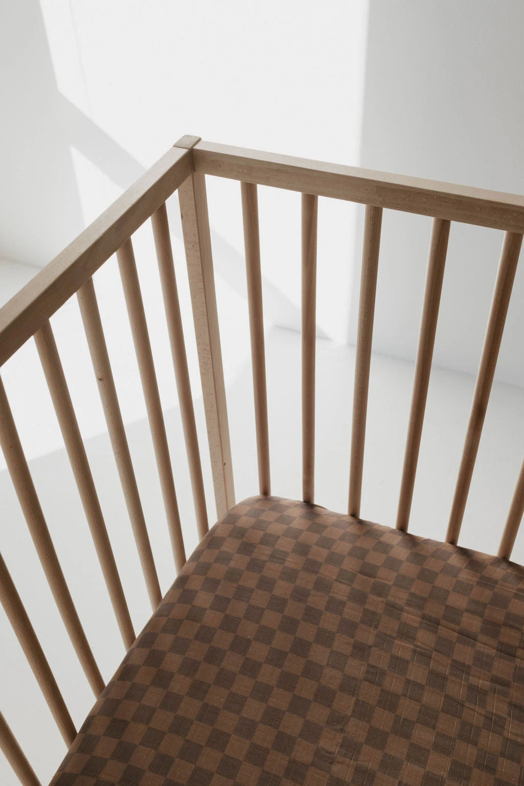 Faded Brown Checker | Crib Sheet (Ships In 7-10 Business Days) - Image 8